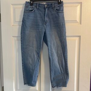 Abercrombie and Fitch curve love the ankle straight ultra high rise 8xs